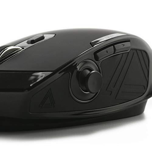 LEXIP 3D High performance Mouse CAD and Gaming uitive 3D movement thumb joystick 6 program. Buttons wired 12000dpi ceramic glider