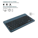 MOBILIS Clavier pour tablette Bluetooth AZERTY Français - Bleu