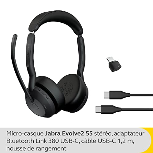 Jabra Evolve2 55 Link380c MS Stereo
