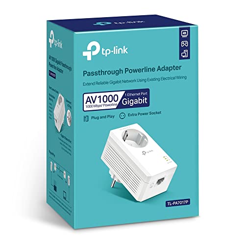 TP-LINK AV1000 Gigabit Passthrough Powerline Adapter