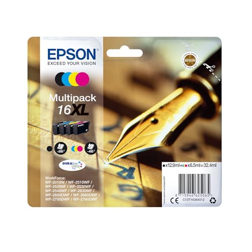 Cartouche EPSON C13T16314012 16XL - Noir