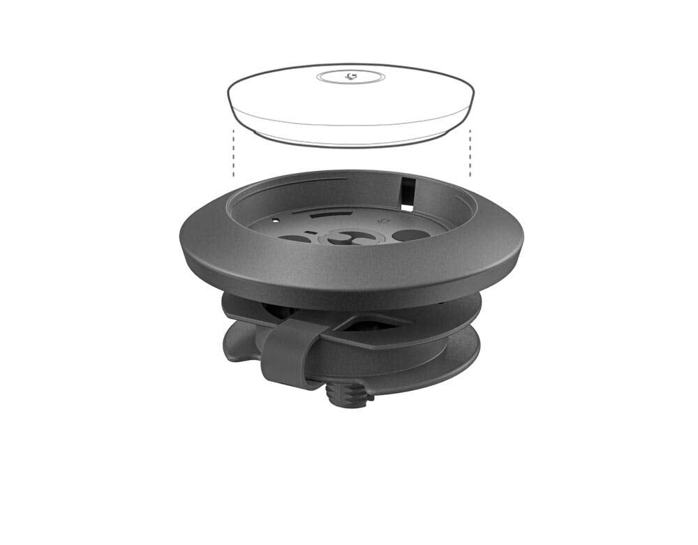 LOGITECH Rally Table and Ceiling Mount for Rally Mic Pod Bracket for microphone white ceiling mountable for Rally Bar