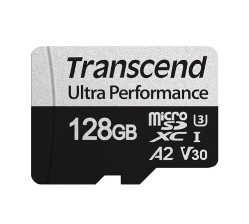 TRANSCEND 128Go microSD w/ adapter UHS-I U3 A2