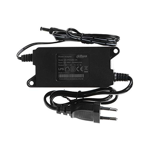 Dahua PFM320D-EN Adaptateur d'alimentation, DC 12V 2A, entrée AC 100–240V