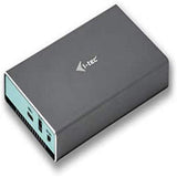 I-TEC USB-C 3.1/3.0 MySafe Enclosure for 2xSATA M.2 RAID 0/1/JBOD USB-C 3.1 Gen.2 up to 10Gbps Alucase