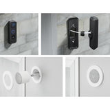 Ubiquiti UVC-G4 Doorbell Pro PoE Kit-White Sonnette et carillons a double caméra PoE avec fonctionnalités avancées d'IA et d'utilisabilité, couleur blanche.