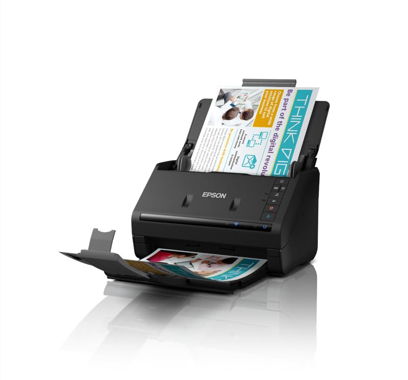 EPSON WorkForce ES-500W II Document scanner Contact Image Sensor CIS Duplex 600x600dpi 35ppm ADF 100sheets 4000scans/d USB Wi-Fi