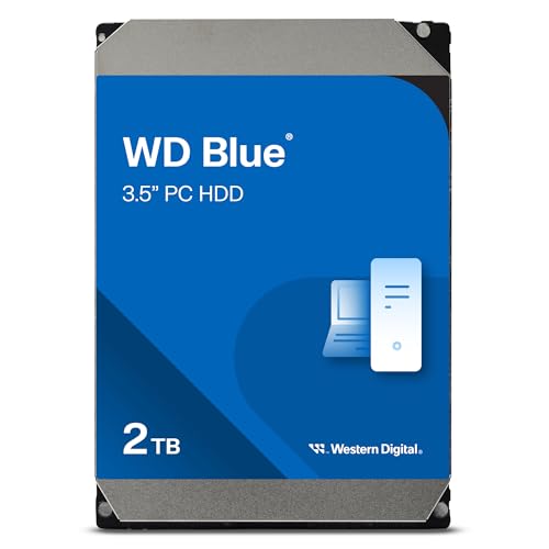WD Blue 2To SATA 6Gb/s HDD internal 3.5p serial ATA 256Mo cache 7200RPM RoHS compliant Bulk