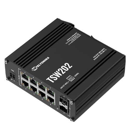 TELTONIKA NETWORKS TSW202 Layer2/L3 Managed PoE+ and SFP Ethernet switch