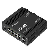 Teltonika TSW202 Géré L2 Gigabit Ethernet (10/100/1000) Connexion Ethernet, supportant l'alimentation via ce port (PoE) Aluminium, Bleu