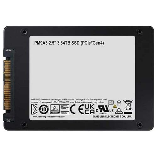 Samsung SSD PM9A3 3.84TB U.2 NVMe Gen4 DWPD 1 MZQL23T8HCLS-00A07