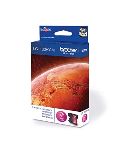 BROTHER LC-1100 cartouche d encre magenta haute capacité 16ml 750 pages pack de 1