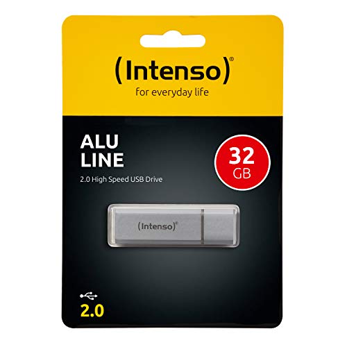 INTENSO Clé USB 2.0 Alu Line - 32 Go Gris