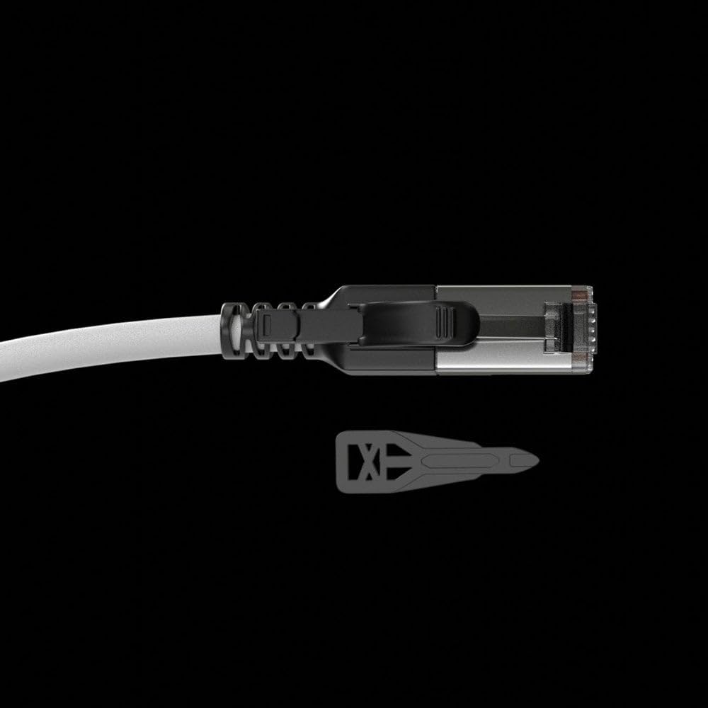 LINDY 2m Cat.6A S/FTP Security Network Cable Grey