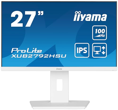 IIYAMA- Ecran bureautique 27" XUB2792HSU-W6 Blanc
