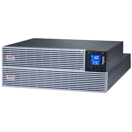 APC Easy UPS On-Line SRVL UPS Rack Li-ion AC 230V 900Watt 1000VA USB RS-232 RJ-45 RJ-11 output connectors 6 4U 19 Black with Rail K