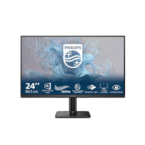 PHILIPS 24E2N1110 23.8p 1920x1080 120Hz IPS Flat Fixed base tilt AdaptiveSync HDMIx1 VGAx1 Bri 300cd/m2