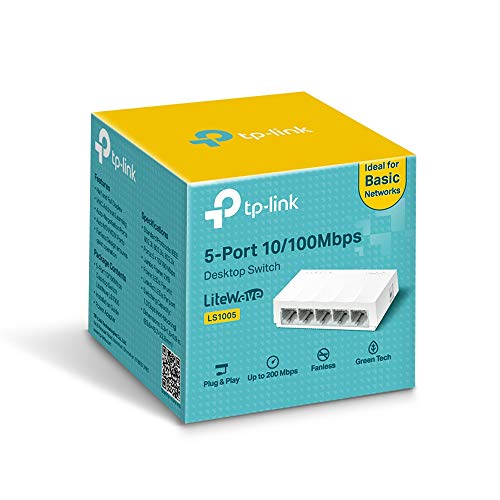 TP-Link LiteWave LS1005 Switch de bureau 5 ports 10/100 Mbps