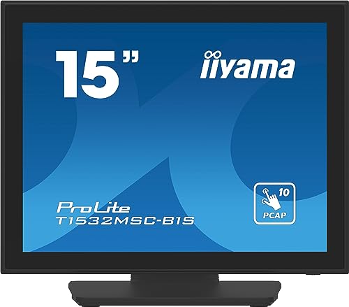 15" PCAP Bezel Free Front 10P Touch 1024