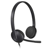 LOGITECH USB Headset H340 Headset on-ear wired