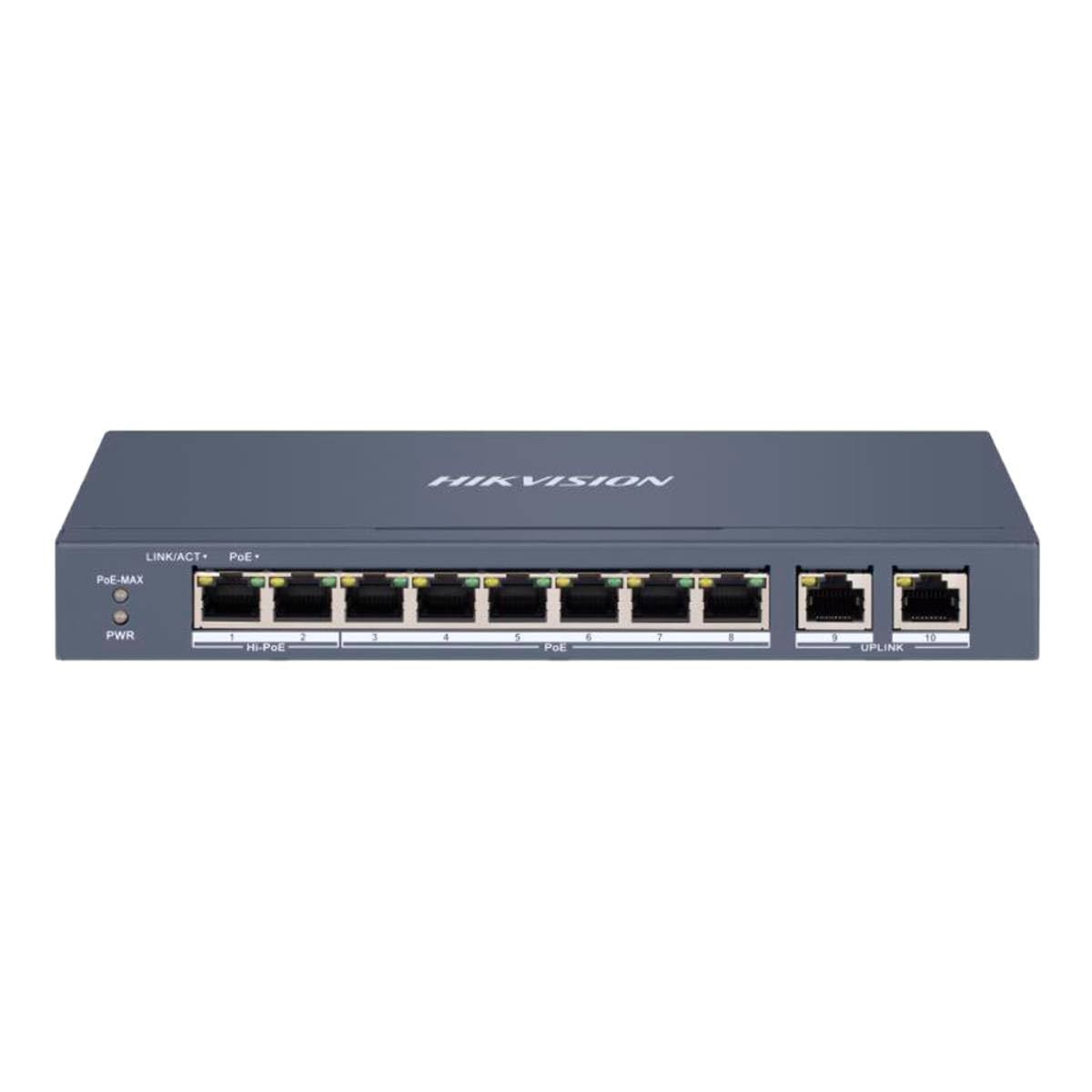 Hikvision DS-3E1310HP-EI 8 Port Fast Ethernet Smart POE Switch