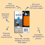 EPSON 6LB Singlepack Cyan 405XL DURABrite Ultra Ink