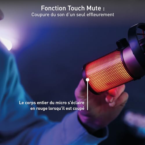 CHERRY Microphone UM 9.0 PRO RGB USB omnidirectionnel