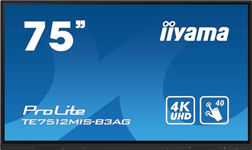 IIYAMA- Afficheur professionnel tactile 75   TE7512MIS-B3AG