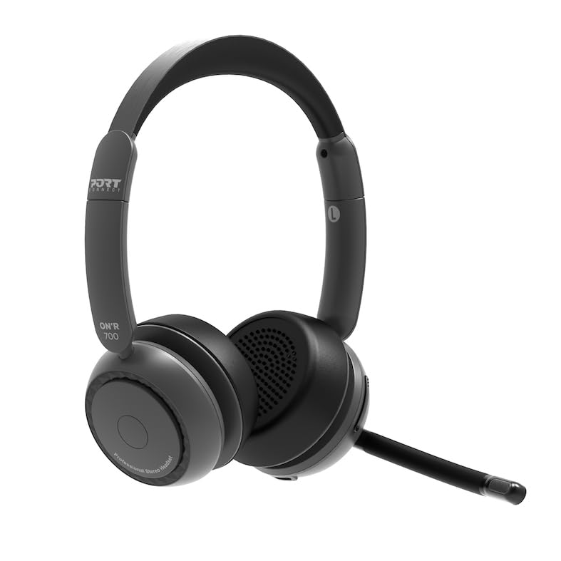 PORT DESIGNS Binaural Headset Bluetooth With Base - Pro