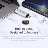TRANSCEND ESD310S 1To External SSD USB 10Gbps Type C/A Silver