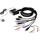 Aten CS692 KVM in Cable 2 ports HDMI/USB+Audio