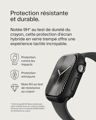 BELKIN TemperedCurve Bumper Screen Protection - Series 10 - BLK 42mm