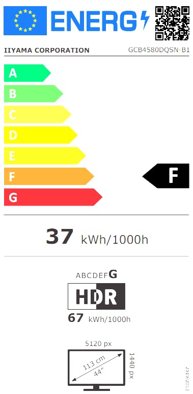 44.5" DQHD VA-Curved Gaming 1500R