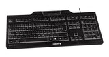 CHERRY Clavier (+cart puces) KC-1000 SC USB noir AZERTY (BE)