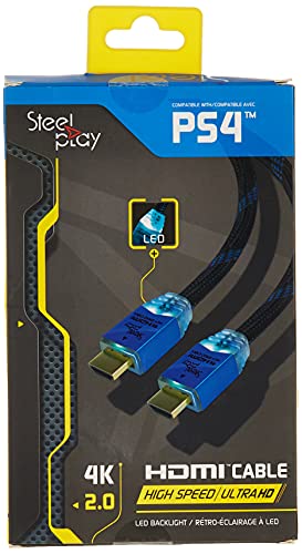 LEXIP X STEELPLAY 4K 2.0 HDMI High Speed Ultra HD LED Cable 2m PS4/PS3