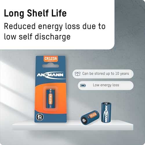 ANSMANN Piles lithium 5020012 CR123A blister de 1