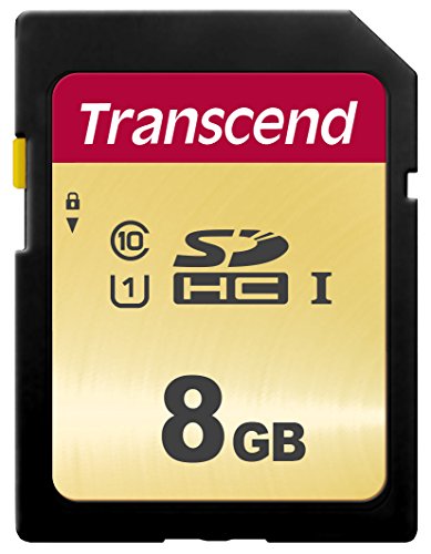 TRANSCEND 8Go UHS-I U1 Carte SD puce MLC pour appareil photo Reflex