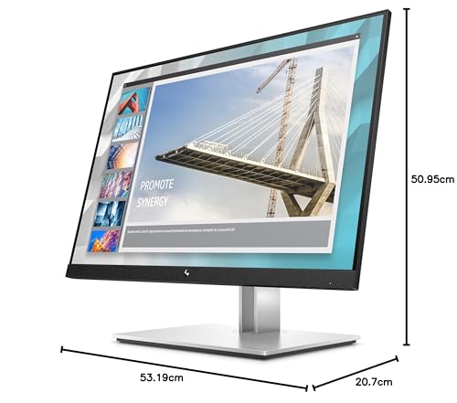 "HP E-Series E24i G4 61 cm (24"") 1920 x 1200 pixels WUXGA Noir, Argent"