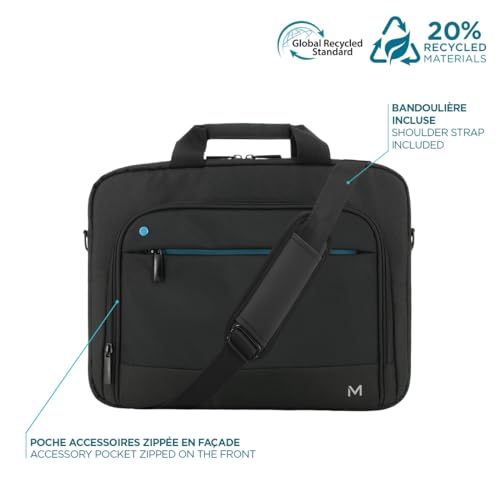 TheOne Briefcase Blue zip 11-14'RECYCLED