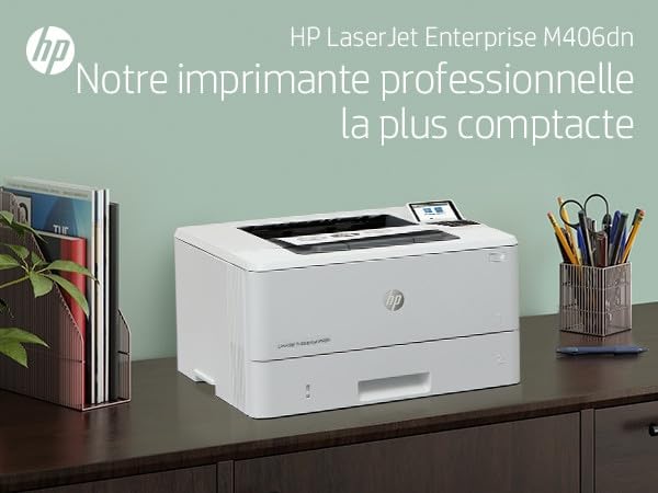 HP LaserJet Enterprise M406dn Printer Mono Duplex laser A4 1200x1200dpi 40ppm 350sheets USB LAN