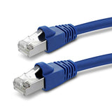 Cordon RJ45 catégorie 6 F/UTP LSOH snagless bleu - 0,5 m