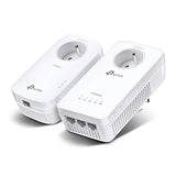 TP-LINK AV1300 Gigabit Passthrough Powerline ac Wi-Fi KIT 1200Mbps Powerline Data Rate Line-Neutral/Line-Ground 2x2 MIMO AC1200 D