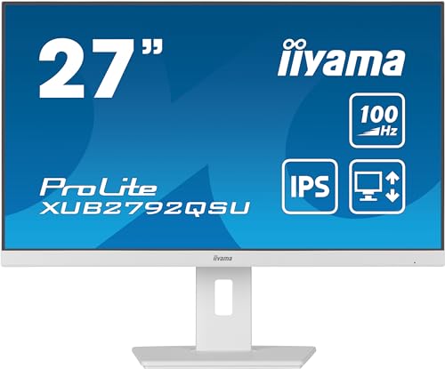 IIYAMA- Ecran bureautique 27   XUB2792QSU-W6 Blanc