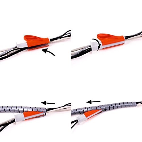 DATAFLEX 33781 CABLE ZIP BLANC AVEC OUTIL A MAIN 25 mm 3 m