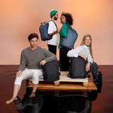 Sac à dos pro 17,3" passant valise Polyester ECO noir déperl