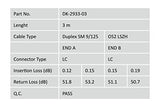 Digitus DK-2933-03 câble InfiniBand et a fibres optiques 3 m I-VH Jaune