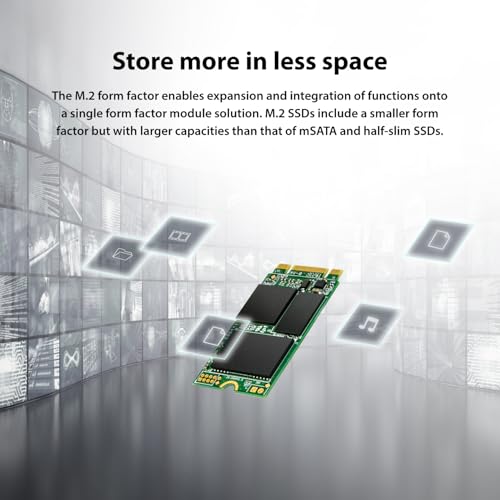 TRANSCEND 128Go M.2 2242 SSD SATA3 B+M Key TLC