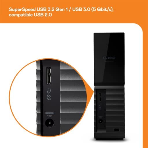 WD My Book 12To HDD USB3.0 3.5p RTL extern RoHS compliant WD SmartWare Pro