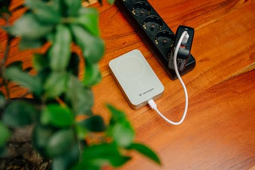 VERBATIM CHARGE N GO ESSENTIALS POWER BANK MAGNETIC WIRELESS 20000MAH GREEN WCF (P)