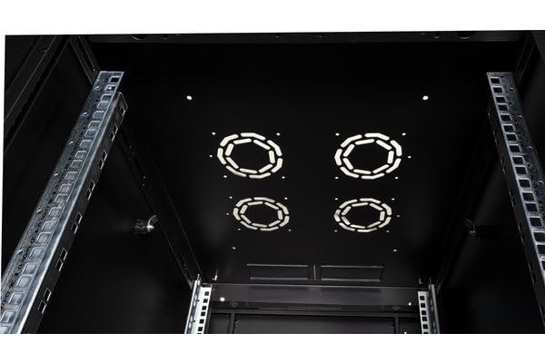 EKIVALAN Baie pro BEPF 42U 600 x 1000, ventil., ventil. (noir) /en kit